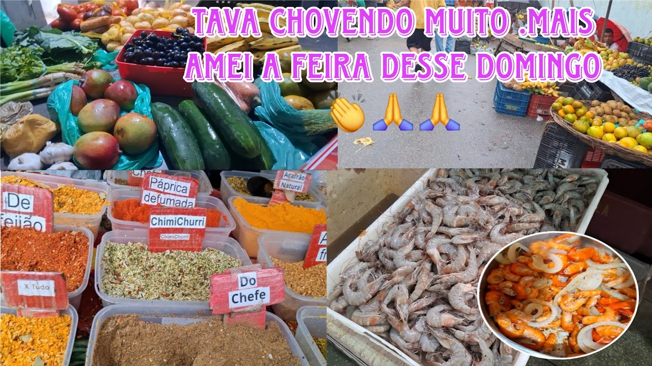 DOMINGO DE FEIRA! AMEI , AS COISAS JA ERAM BARATAS .TAVA MAIS BARATA AINDA😱