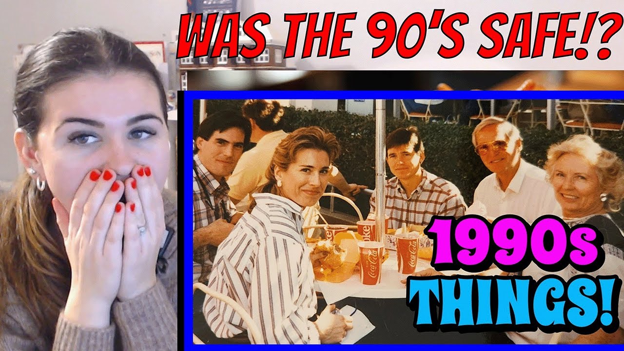 BRIT Reacts To AMERICAN THINGS FROM THE 90s THAT DON’T EXIST ANYMORE!