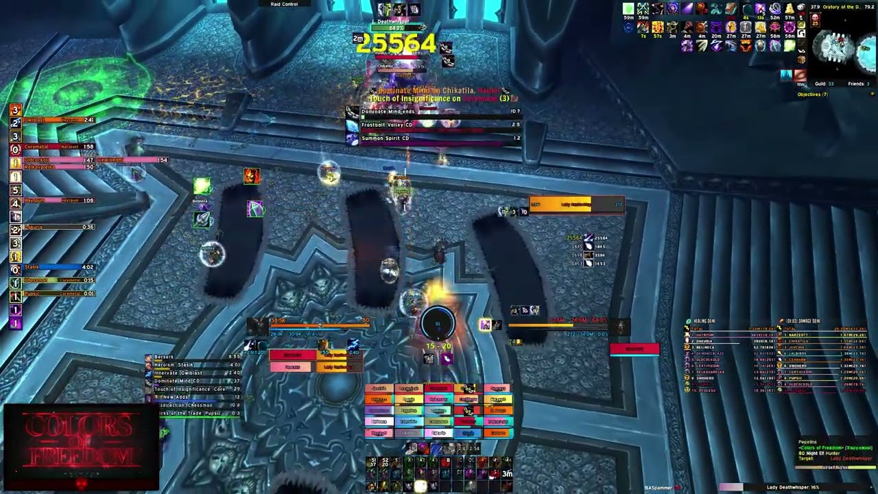 #02 Icecrown Citadel ICC 25 HC LADY 2 Heals Moonkin PVE POV | Warmane