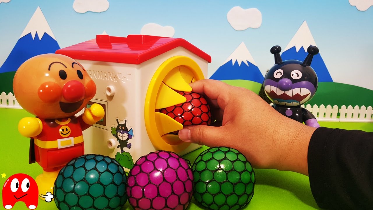 Анпанман аниме & игрушки тесагури Box эпизод 1 мягкие шары❤Игрушка дети игрушки дети анимация анпанм