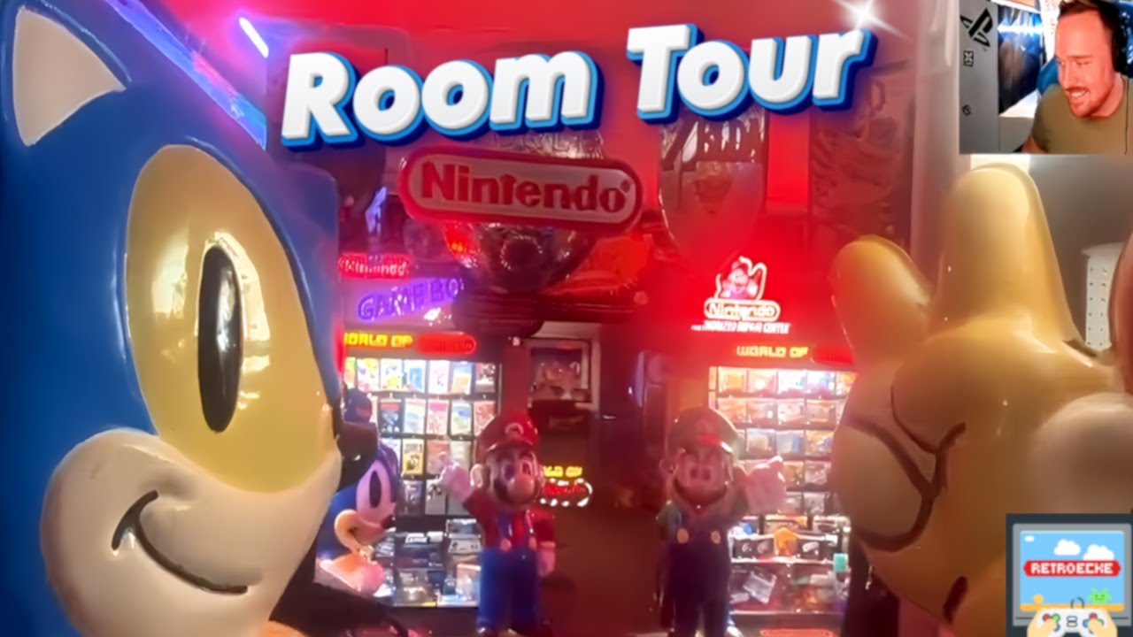 EPIC Videogame Collection - Room Tour with Deniz Kahn