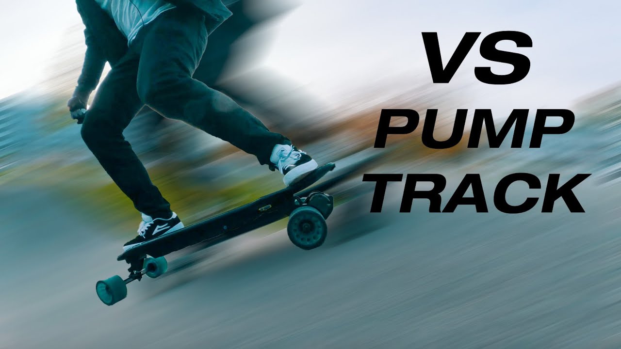 ONSRA Challenger Pro Electric Skateboard vs. Pump Track – Test Ride!