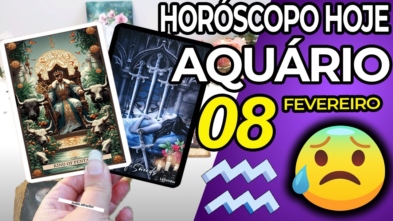 MUITO FORTE☢️⛔ESTE TAROT DIZ TUDO EXATAMENTE🤦‍♀️ Aquário ♒ 8 Fevereiro 2026 Horoscopo do dia de hoje