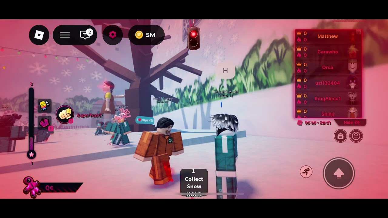 Playing Ink Game on Roblox pt.1