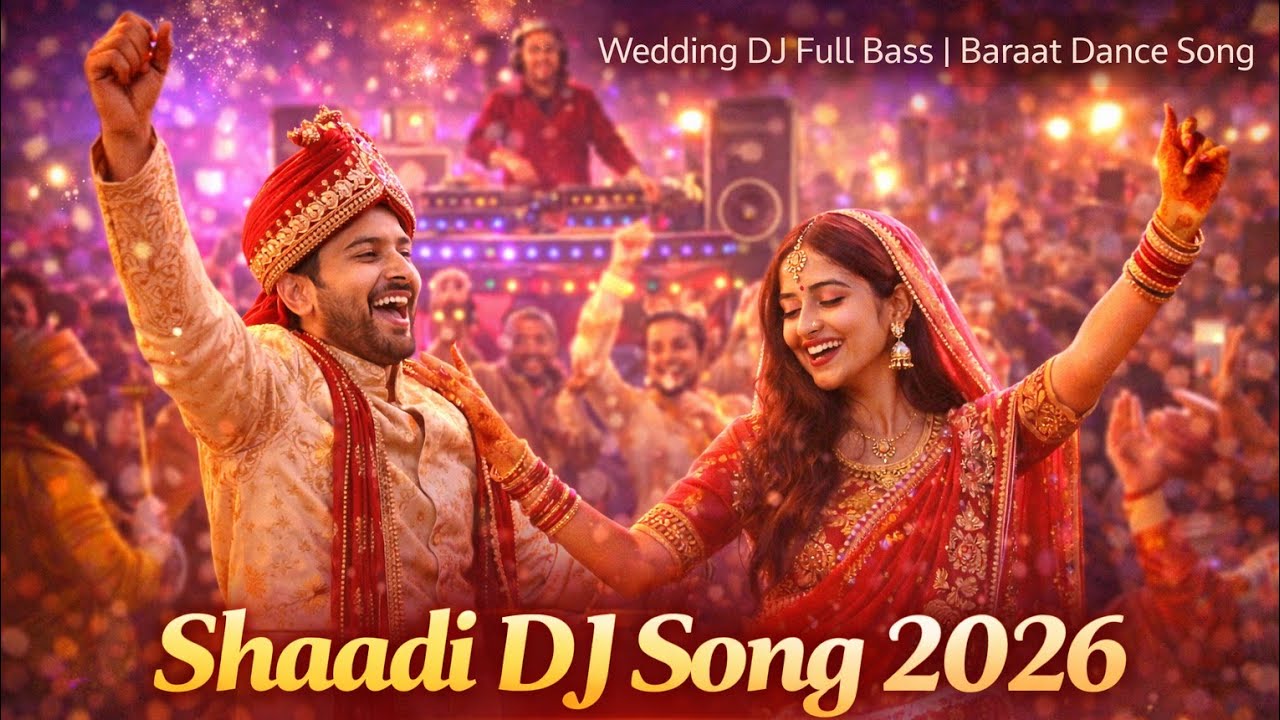 Shaadi DJ Song 2026 | Wedding DJ Full Bass | Baraat Dance Song | Hiru Music