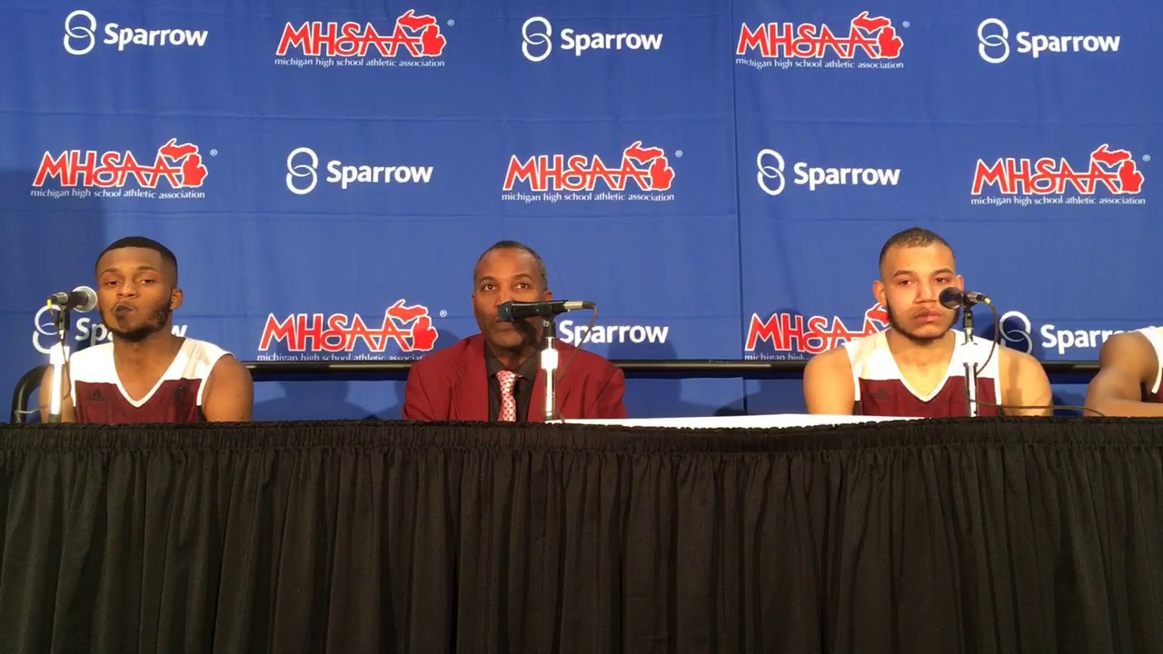 River Rouge basketball coach Lamonta Stone&rsquo;s reaction to loss in D2 state final