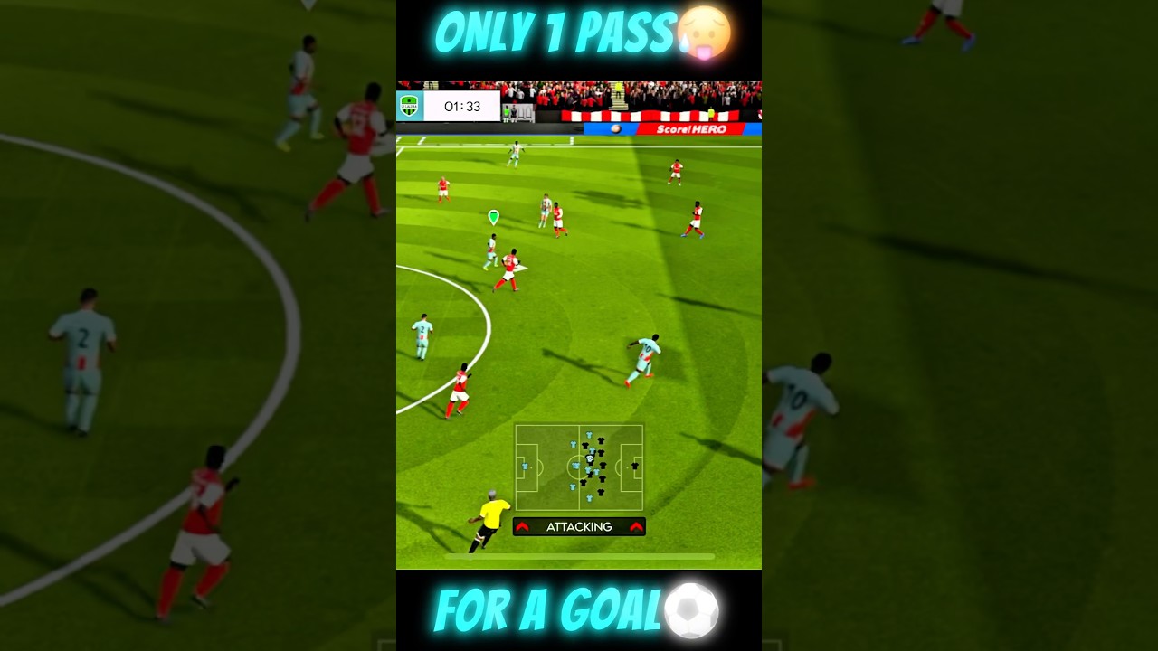 ONE PASS 🥵 RODRYGO🥶 #dls25 #fifa #football #reelschallenge #ronaldo #dls26