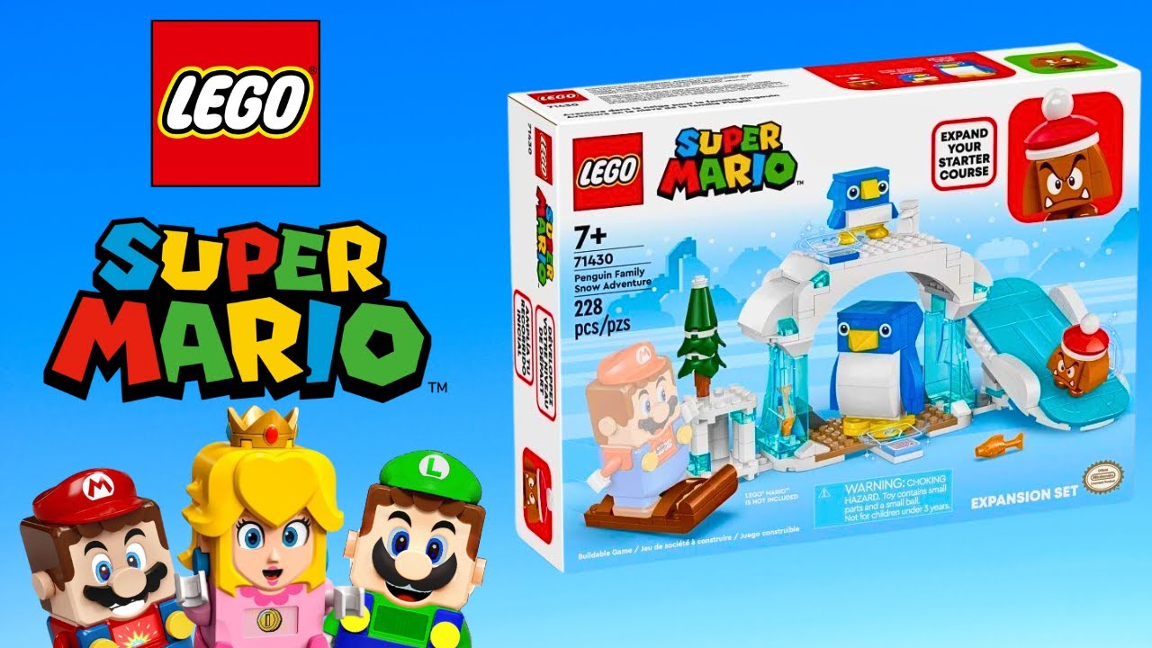 LEGO SUPER MARIO 71430 PENGUIN FAMILY SNOW ADVENTURE