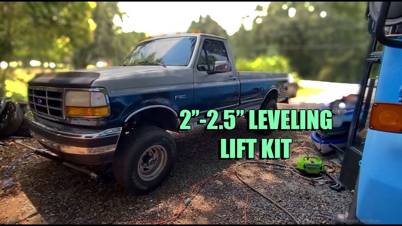HOW TO Install LEVELING Lift Kit on Truck - 1992 F150