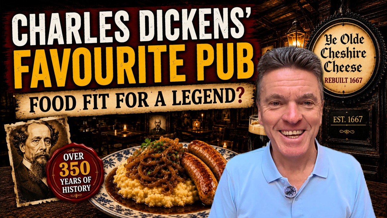 I Ate at Charles Dickens Favourite Pub - Ye Olde Cheshire Cheese