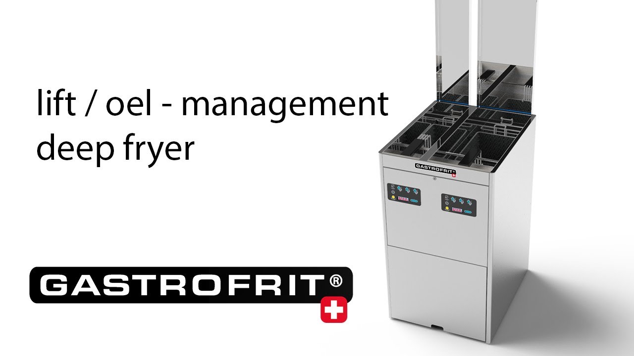 Automatic basket lift - oil management gastrofrit deep fryers