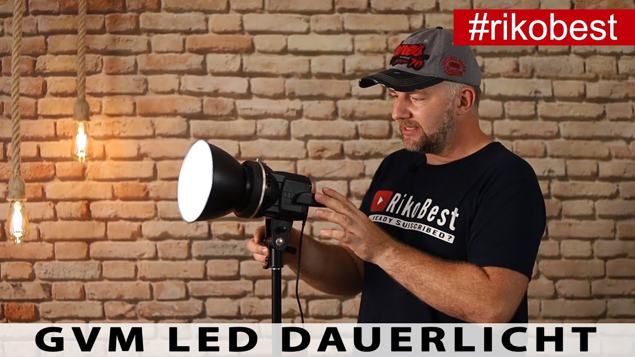 GVM 80W Bowens LED Studio Licht für Fotografen und Videografen im Test. Wie gut ist günstig wirklich