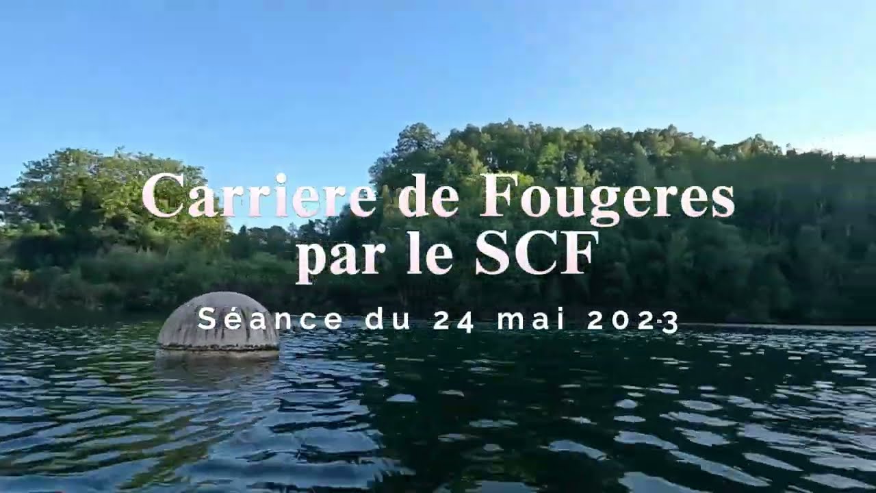 Apnée - Carrière du Rocher Coupé / Fougères - SCF ( 24/05/23 )