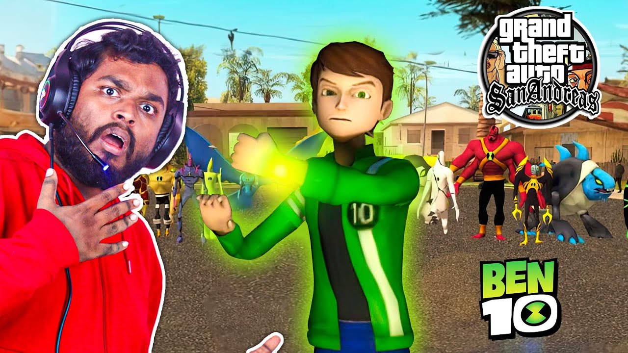 BEN 10 ALIENS in GTA San Andreas 😱🔥 | BEN 10 Aliens in GTA 5 | Ben 10 Tamil #mrkk #ben10 #gtasa