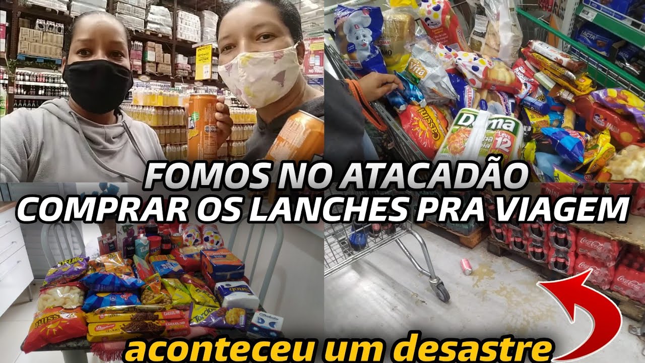FOMOS NO ATACADÃO COMPRAR OS LANCHES PRA VIAGEM *aconteceu um pequeno desastre*- Família Miranto