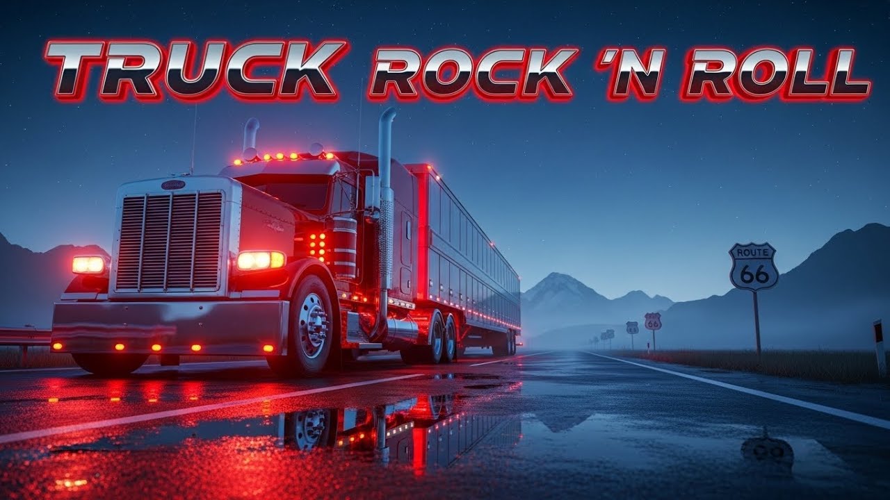 Dark Highway Rock N Roll Country Mix 🚚 Long Haul Trucker Music