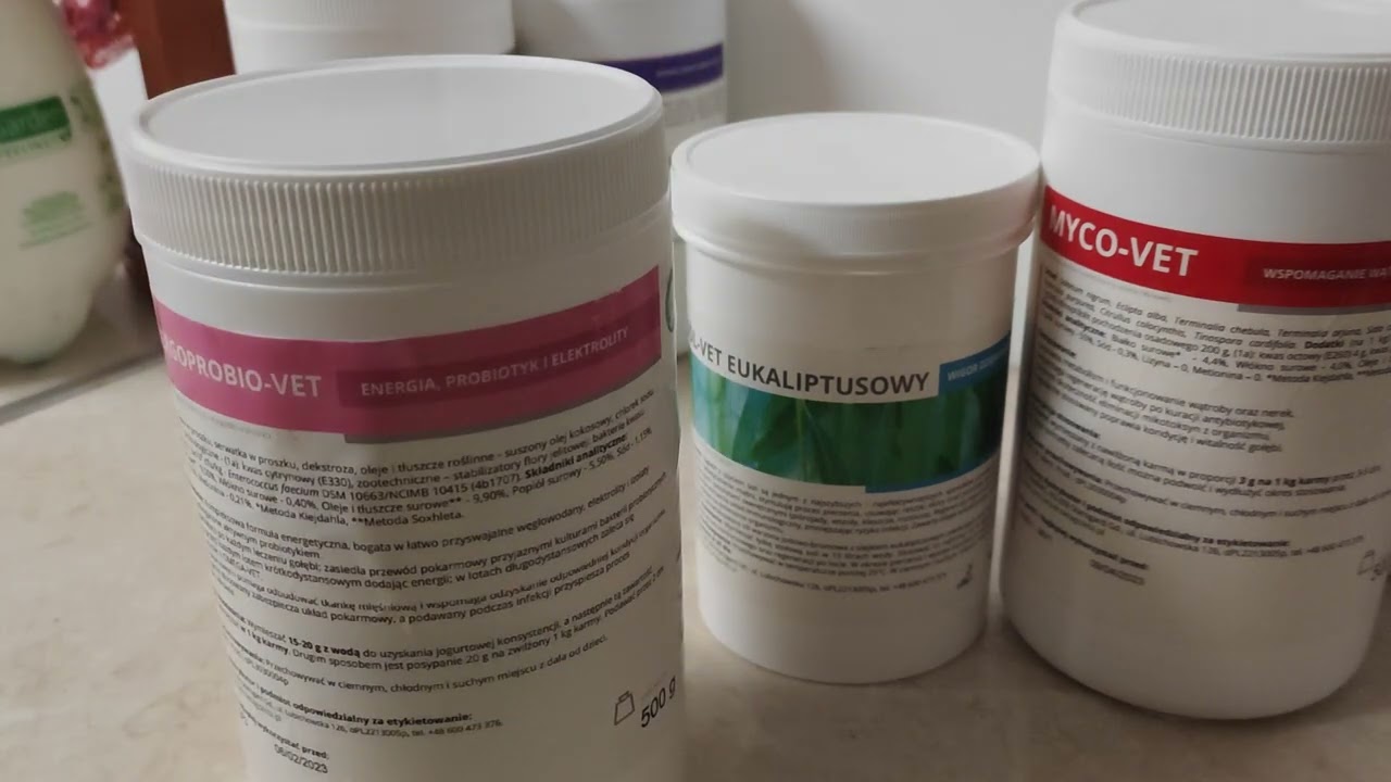 produkty z Centrum Zdrowia Gołębi Vet Animal