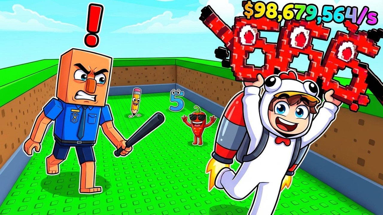 S'ECHAPPER en JETPACK pour des BRAINROTS sur Roblox !