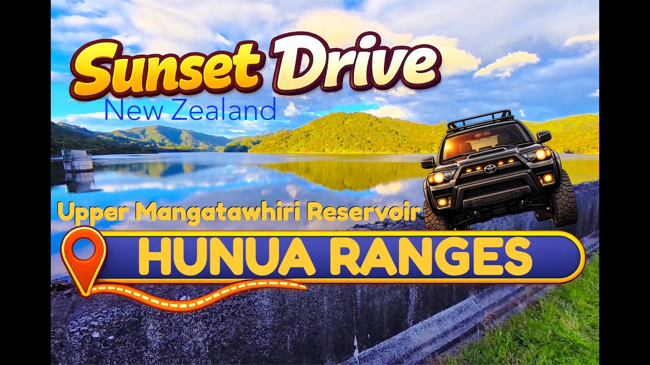 Trip to Hunua Ranges Upper Mangatawhiri Reservoir (New Zealand) - 4K