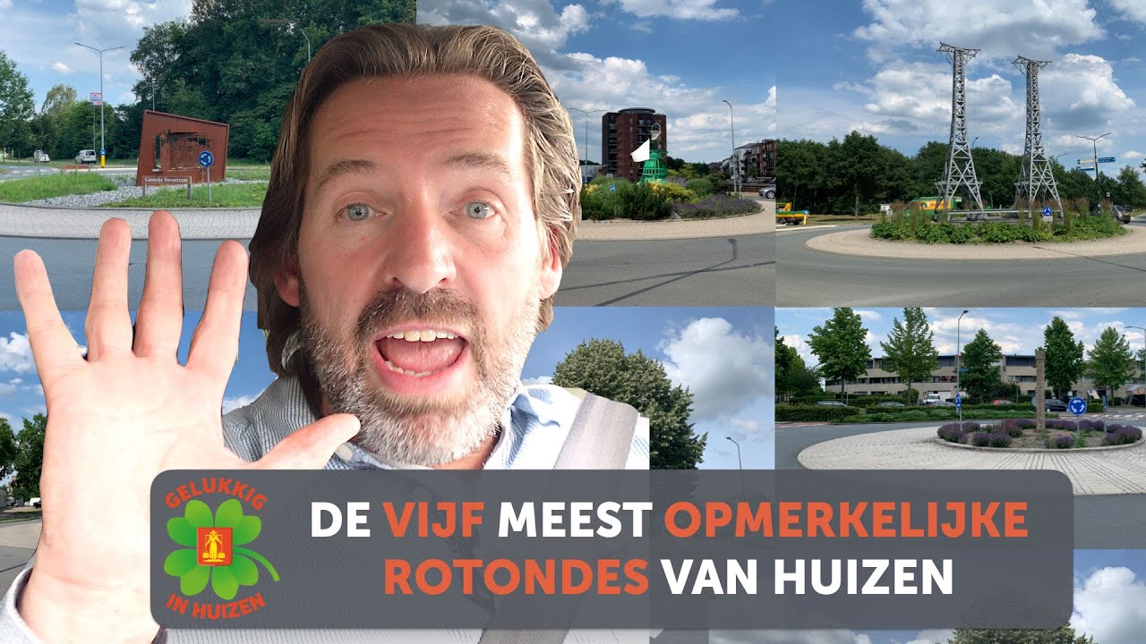 De 5 meest opmerkelijke rotondes van Huizen