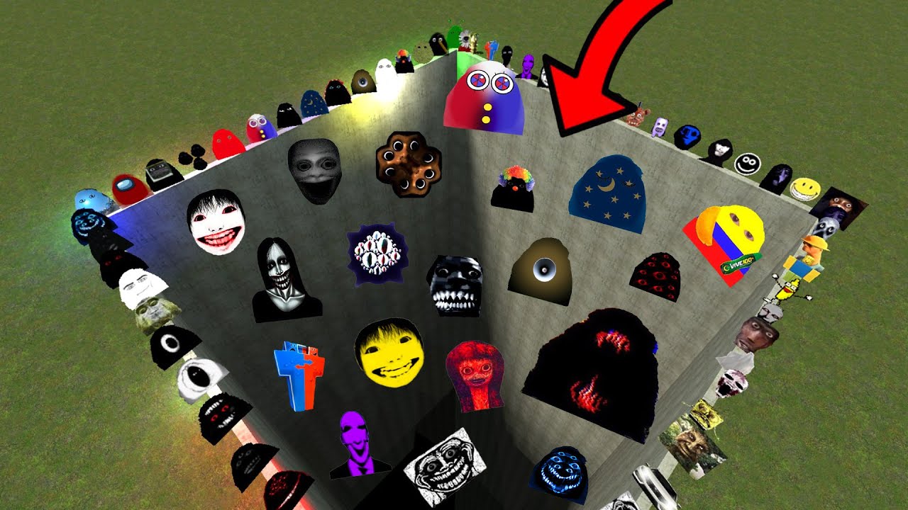 Angry MUNCI NICOS Nextbots Family Chasing Me in Garry's Mod