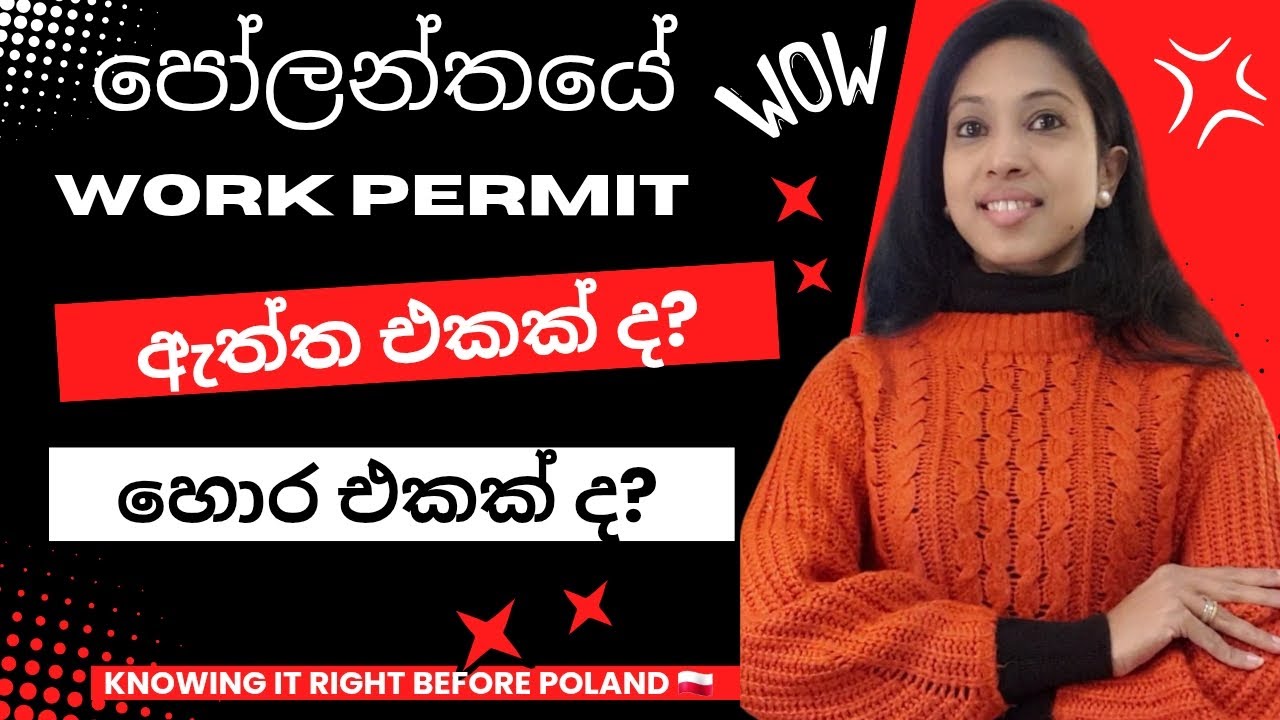 පෝලන්තයේ WORK PERMIT එකේ නීත්‍යානුකූලභාවය| #poland #polandsinhala #educationalvideo #workpermit
