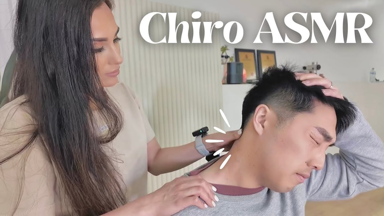 Chiropractic for Tennis Player with Neck Pain | Calm ASMR