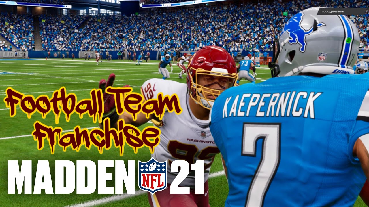 Colin Kaepernick vs Washington | Madden 21 Franchise Gameplay