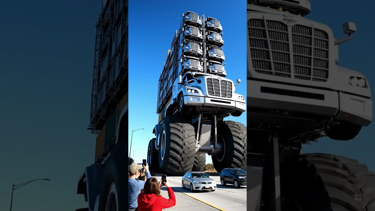 World&rsquo;s Biggest Truck Ever Seen on Highway! 😱🔥 #MegaTruck