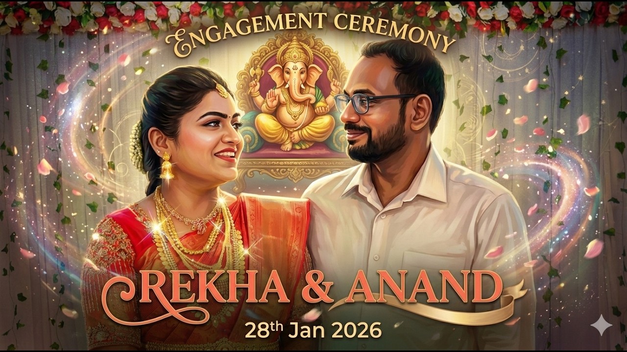 ENGAGEMENT | REKHA WEDS ANAND ❤️ | GRAND CHENNAI WEDDING HIGHLIGHTS | S CONVENIENT HALL  | STUDIOSRI