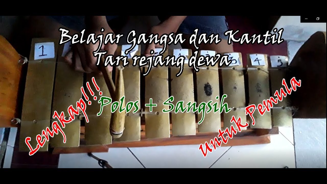 Gangsa Polos Sangsih Tari Rejang Dewa