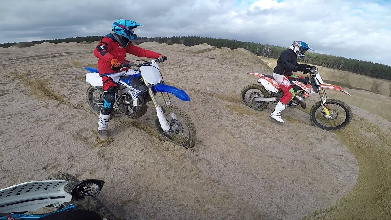 Żwirownia Osówka || KTM-er6 // KTM125 SX // Yamaha YZF250