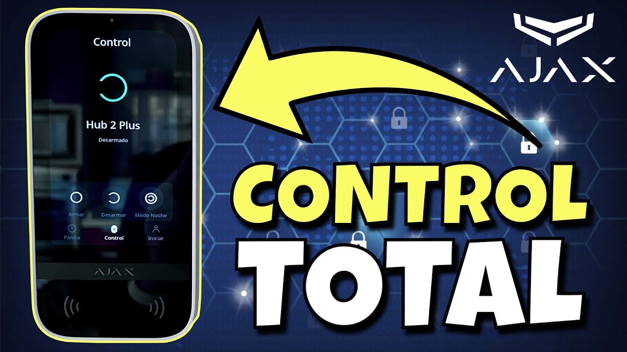 🔒 CONTROL TOTAL de tu SEGURIDAD con el PANEL Keypad Touchscreen de Ajax System