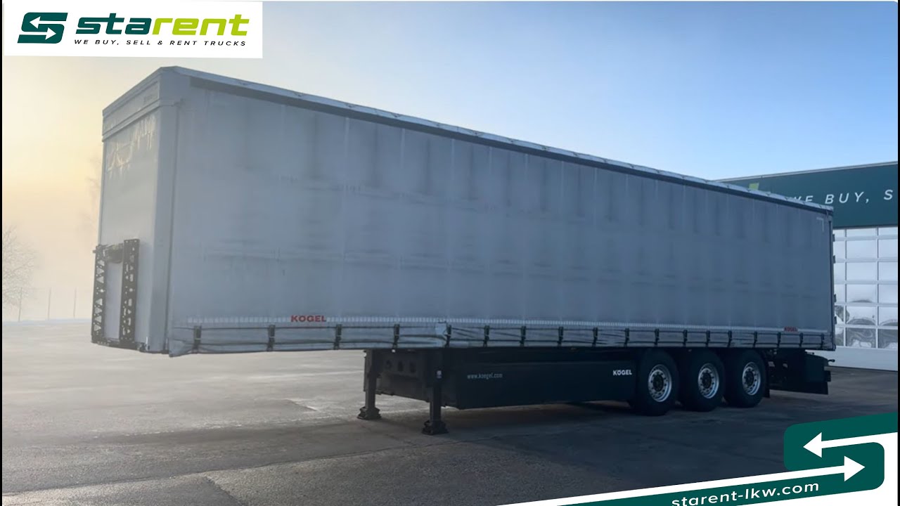 Kögel Tautliner Hubdach Liftachse Palettenkasten SAF Reifen NEU TR26008 www.starent-lkw.com