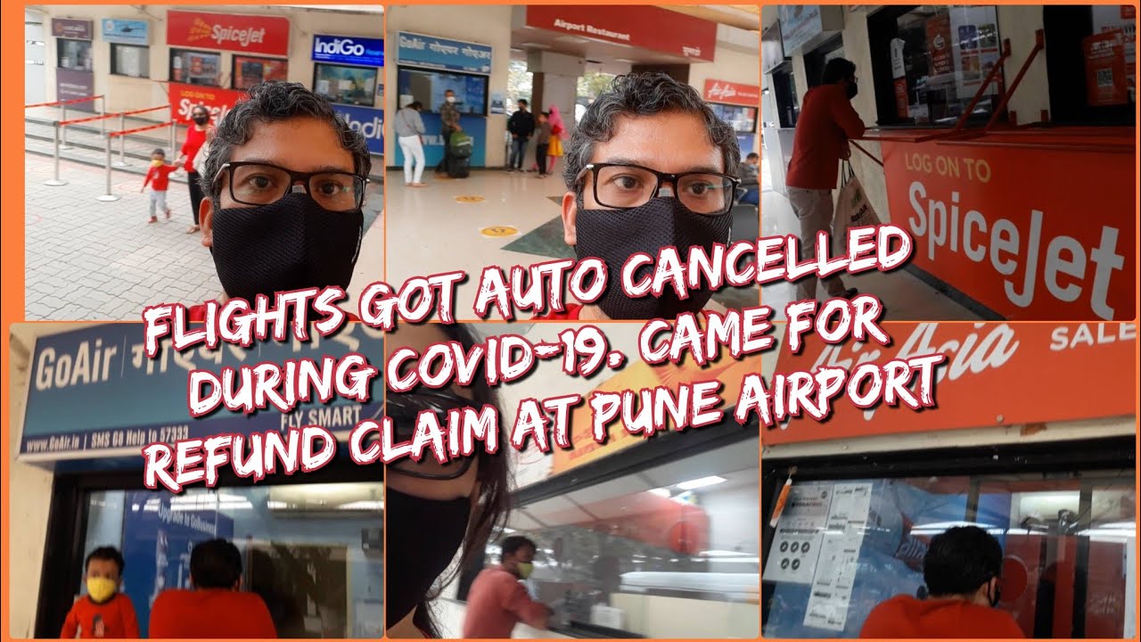 The Various Airlines Counters At The Pune International Airport, Pune, India.