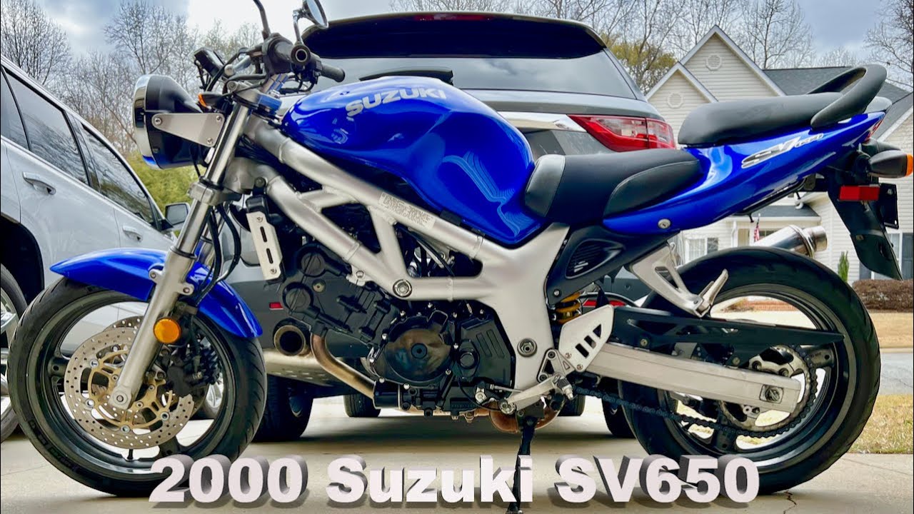 Suzuki SV650 2000 года, гаражное хранение более 1 года, часть 1