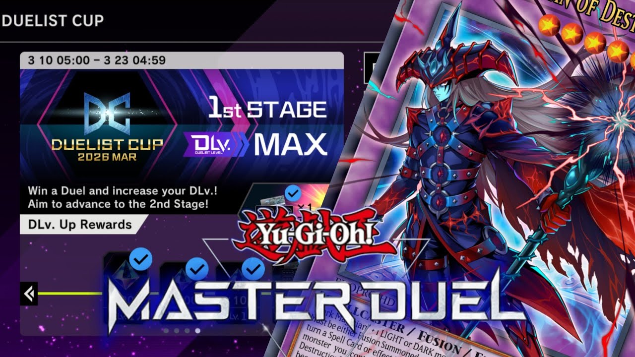 Dominating The Duelist cup Meta With Dark Magician | Yu-Gi-Oh Master Duel 
