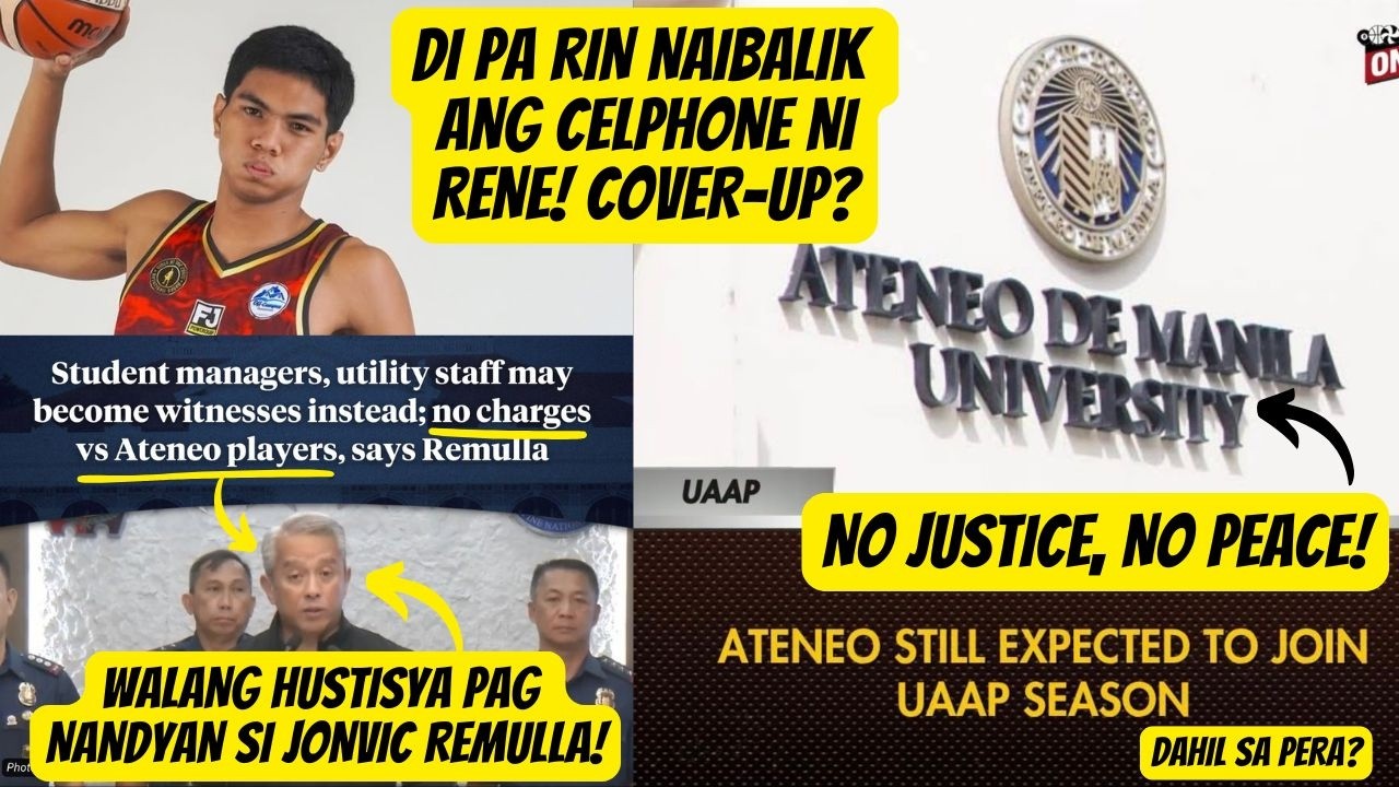 CELPHONE NI RENE DI PA NAIBALIK! HOPELESS CASE DAHIL KAY JONVIC REMULLA! ATENEO DEDMA PA RIN?