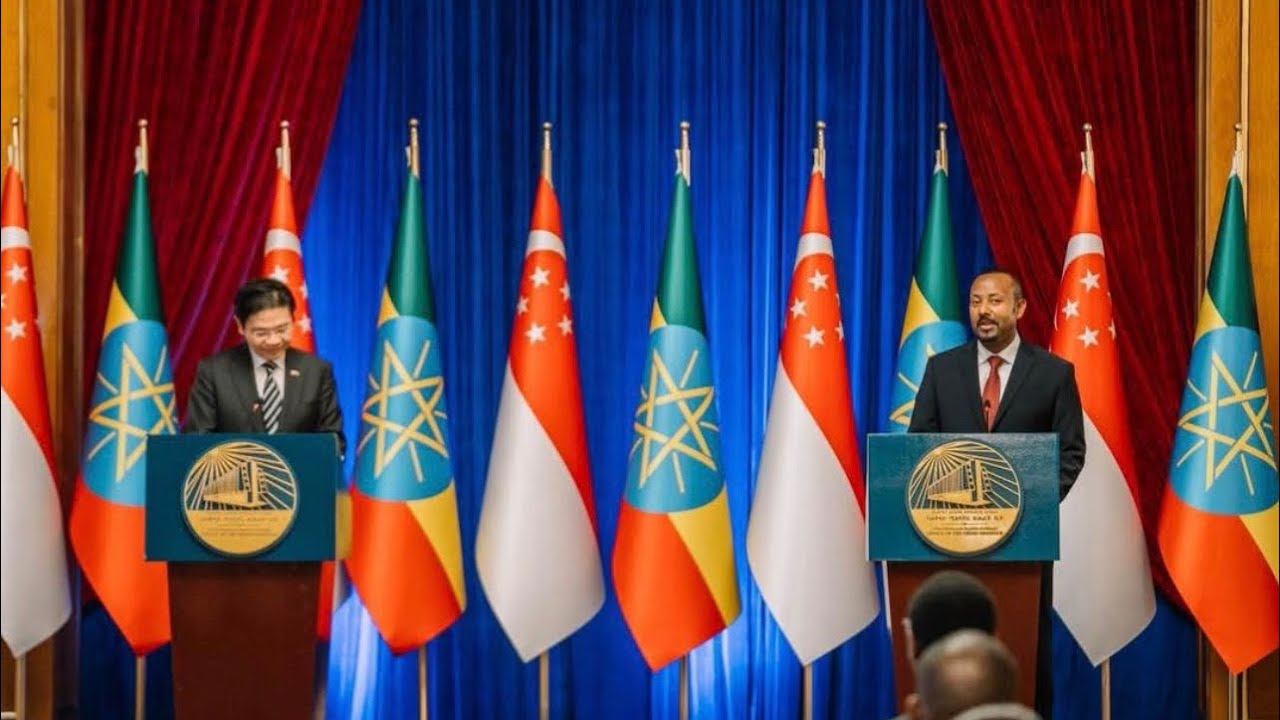 Joint Press Briefing of Prime Minister Abiy Ahmed (PhD) and Singapore Prime Minister Lawrence Wong