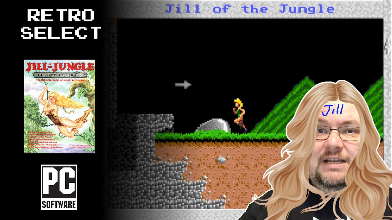 Jill of the Jungle for MS-DOS PC - a complete playthrough | Retro Select