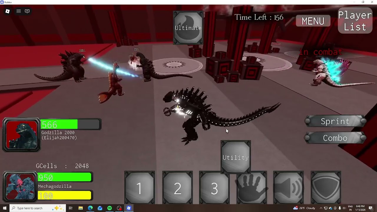 Project Kaiju Remake 3.0 in Roblox Gameplay