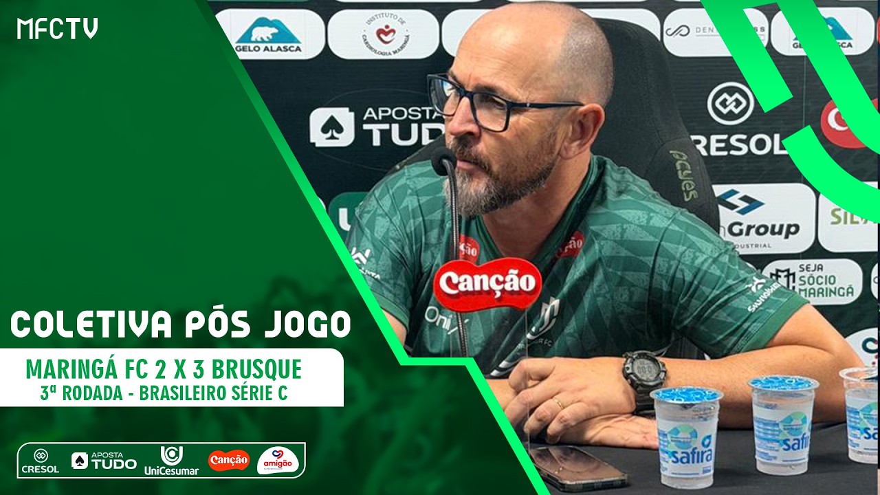 Coletiva p&oacute;s jogo - Mois&eacute;s Egert - MFC 2 x 3 Brusque - S&eacute;rie C - 3&ordf; Rodada