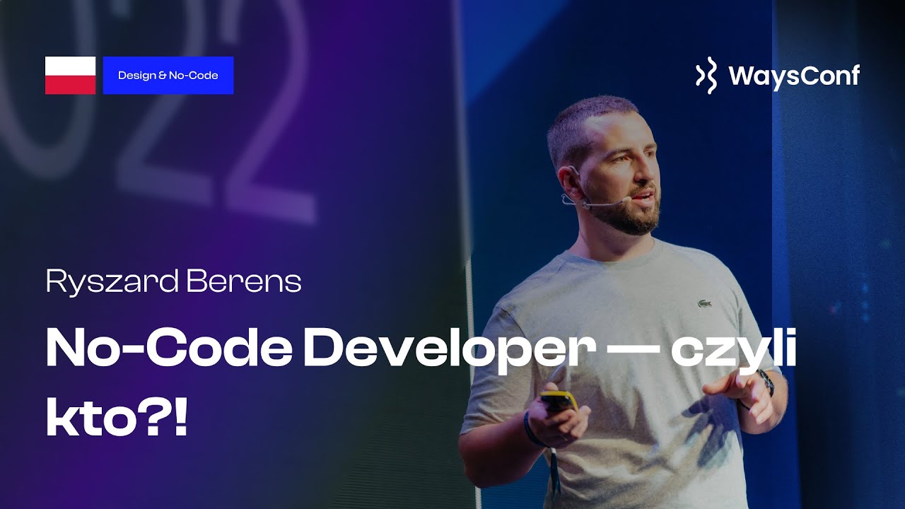 [PL] No-Code Developer — czyli kto?! |Ryszard Berens