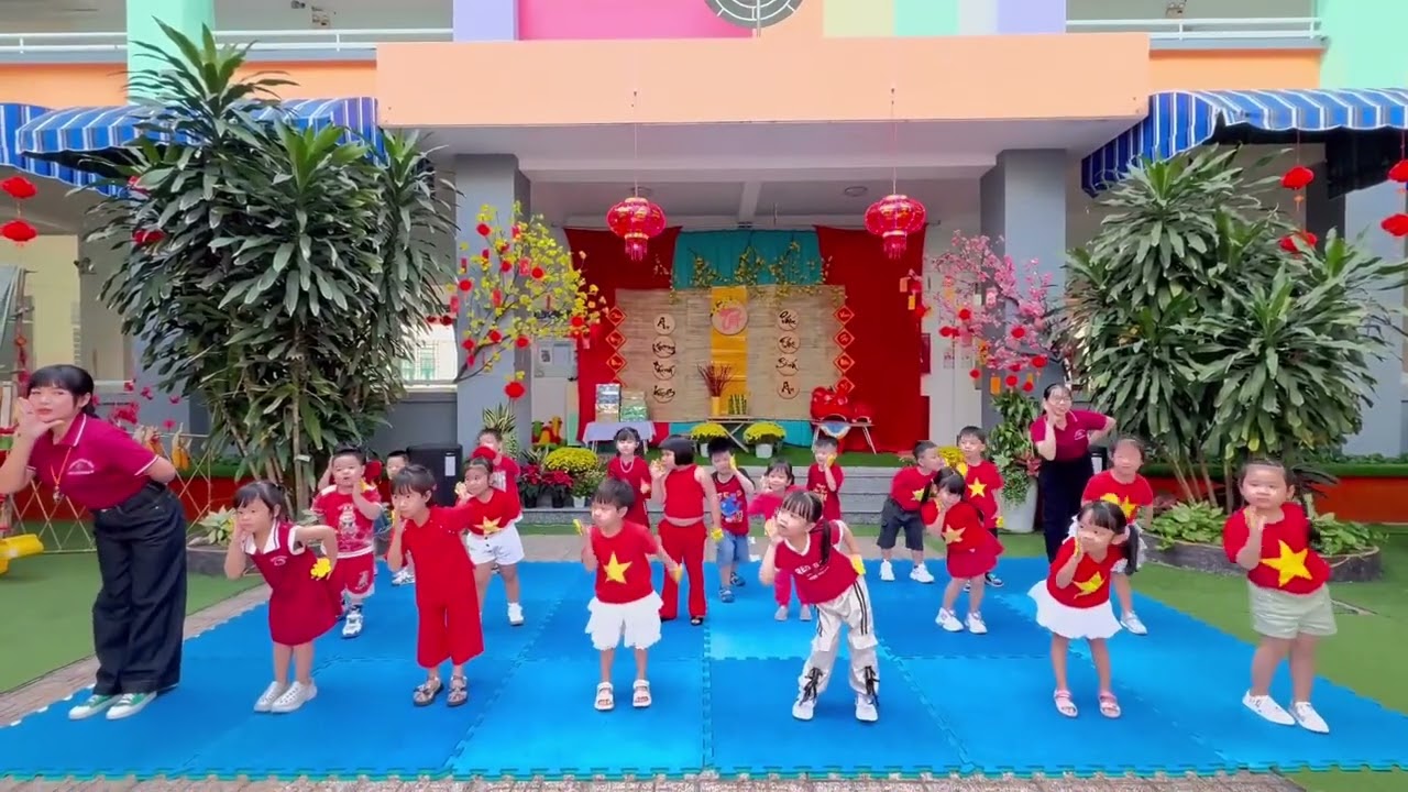 Ngày hội “Năng lượng mới, cả ngày vui” khối mẫu giáo 4-5 tuổi