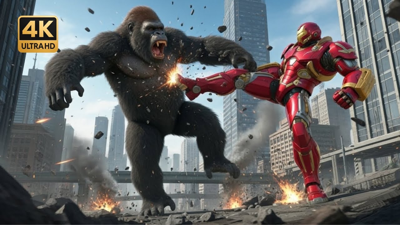 King Kong vs Hulkbuster — The Final Rage | King Kong Small Worlds