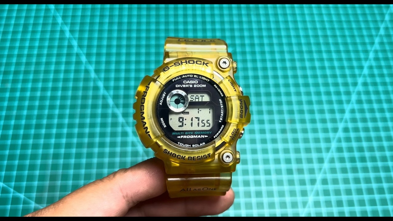 Chỉnh Giờ Đồng Hồ Casio G-Shock FROGMAN GW-202 Module 2422 (Setting Watch G-Shock FROGMAN GW-202)