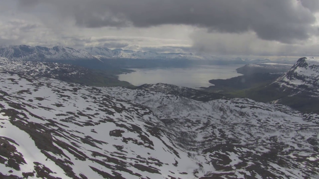Bjerkvik, Ofotfjorden, Narvik - Flying Over Norway