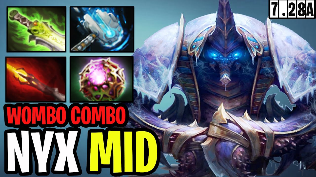 WOMBO COMBO 7.28 - Nyx Assassin MID - Ethereal Dagon - NO ESCAPE - TOP Imm Rank Dota 2