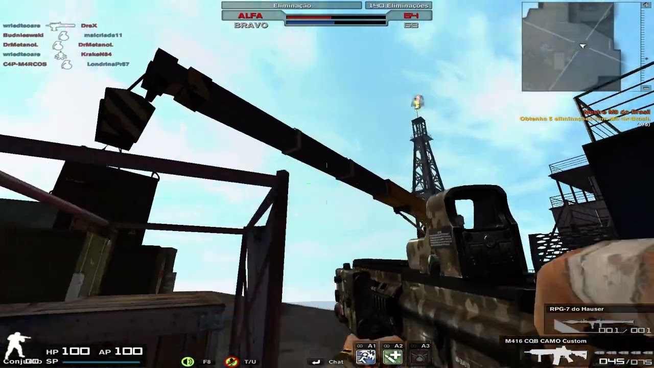 Combat Arms sem sniper, vou de bazuca mesmo