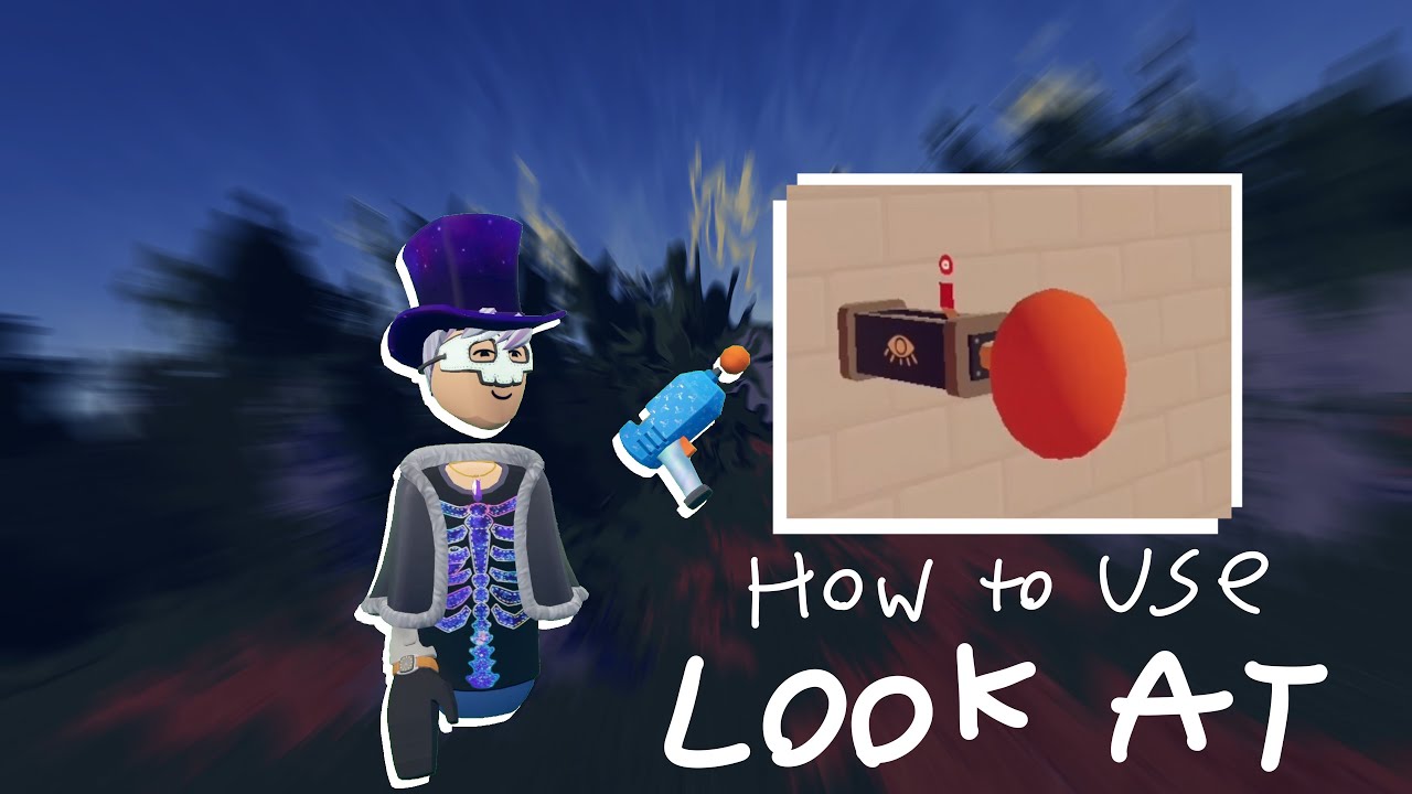 How to use the look at gizmo in rec room!